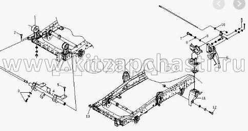 Опора кабины задняя правая в сборе BAW Fenix 1065 Евро 3 BP17805020124A